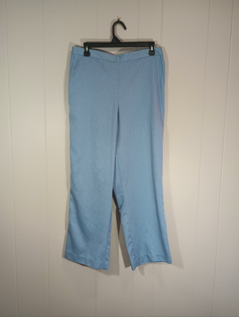 Alfred Dunner Light Blue Women's Straight-Leg Pants
